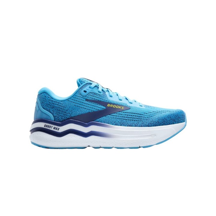 Brooks Ghost Max 2 Blau Weiß SS25 Sneakers, Größe 40,5 - EUR