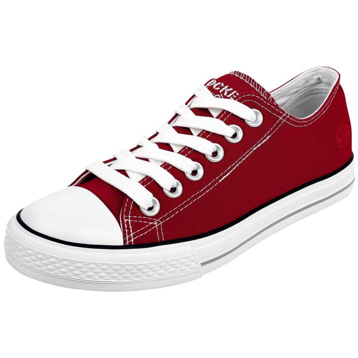 Dockers by Gerli - Rockabilly Sneaker - Sneaker Low - EU37 bis EU41 - für Damen - Größe EU38 - dunkelrot
