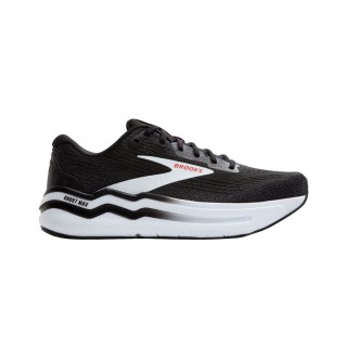 Brooks Ghost Max 2 Schwarz Weiß SS25, Größe 40,5 - EUR