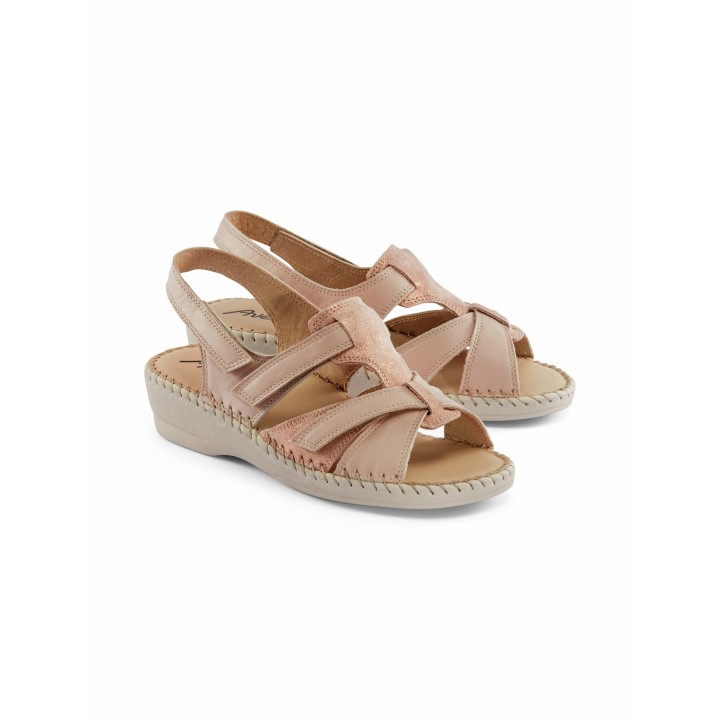 Doppelklett-Sandale Supersoft