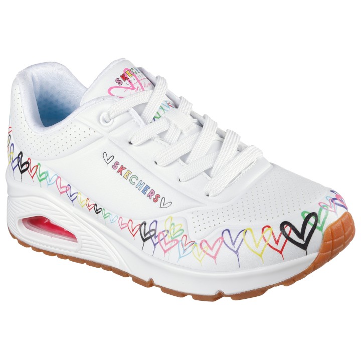 Skechers Sneaker "UNO", Keilsneaker, Plateausneaker mit bedruckter Sohle