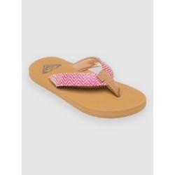 Roxy Rg Porto Raffia Kids Sandalen rot