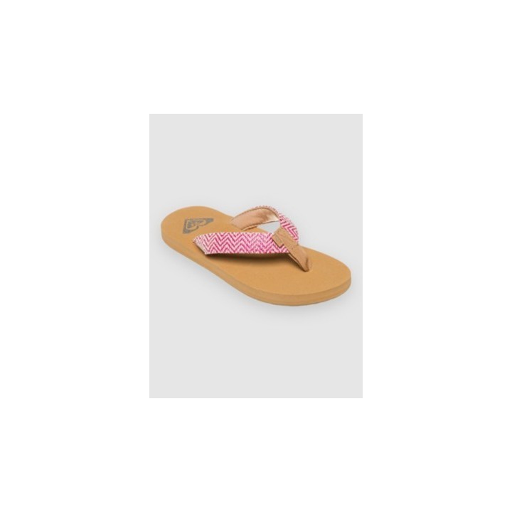 Roxy Rg Porto Raffia Kids Sandalen rot