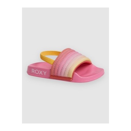 Roxy Tw Slippy Ribb Kids Sandalen pink