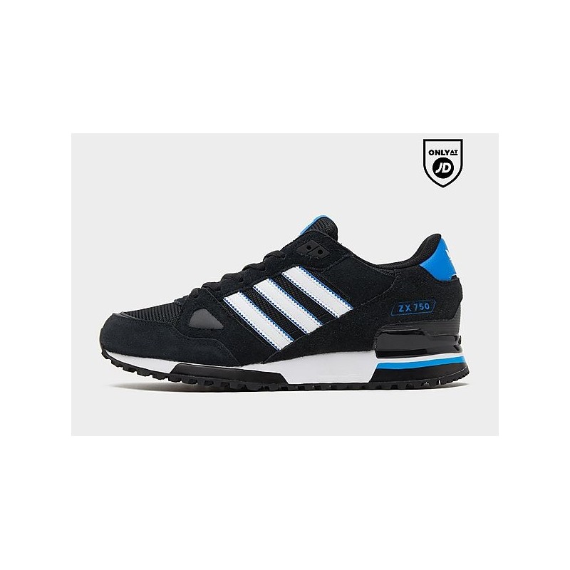adidas Originals ZX 750 - Black - Mens, Black