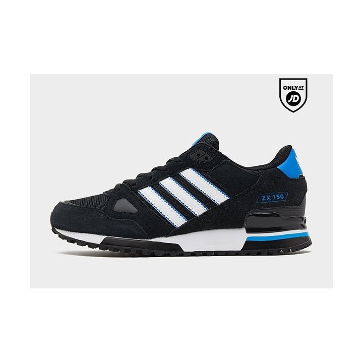 adidas Originals ZX 750 - Black - Mens, Black