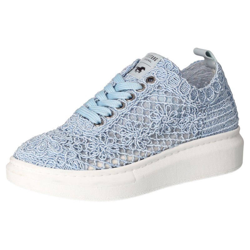 Mustang Shoes Sneaker, Plateausneaker, Schnürschuh mit Keilabsatz