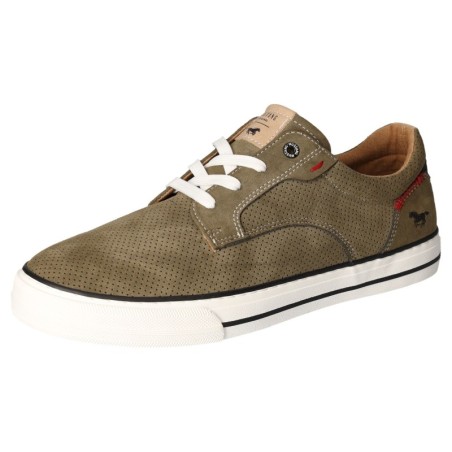 Mustang Shoes Sneaker, Freizeitschuh, Halbschuh, Schnürschuh mit Ziernaht