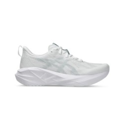 Asics Novablast 5 Weiß Grau SS25 Damen Laufschuhe, Größe 39 - EUR
