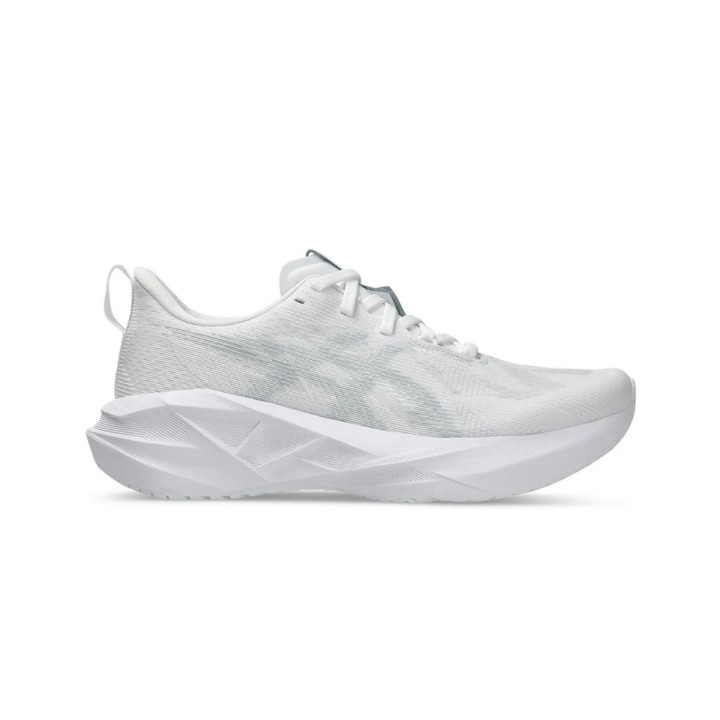 Asics Novablast 5 Weiß Grau SS25 Damen Laufschuhe, Größe 39 - EUR