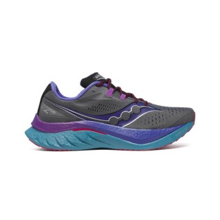 Saucony Endorphin Speed 4 Graue Lila Schuhe SS25, Größe 40,5 - EUR