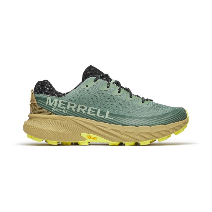 Merrell Agility Peak 5 Gore-Tex Schuhe Grün Braun SS25, Größe 41,5 - EUR