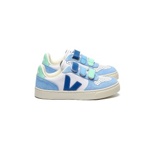 VEJA Jungen Sneaker V-10 hellblau | 25