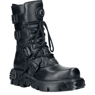 New Rock Stiefel - Nomada Black - EU41 bis EU44 - für Männer - Größe EU42 - schwarz