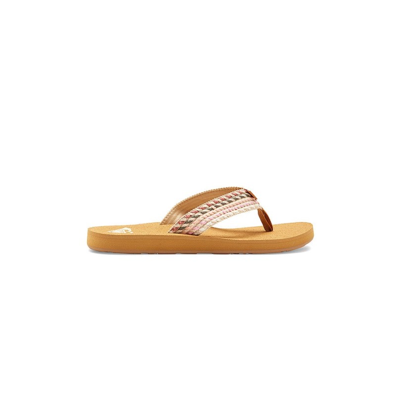 ROXY Damen Zehentrenner Porto Rope braun | 36