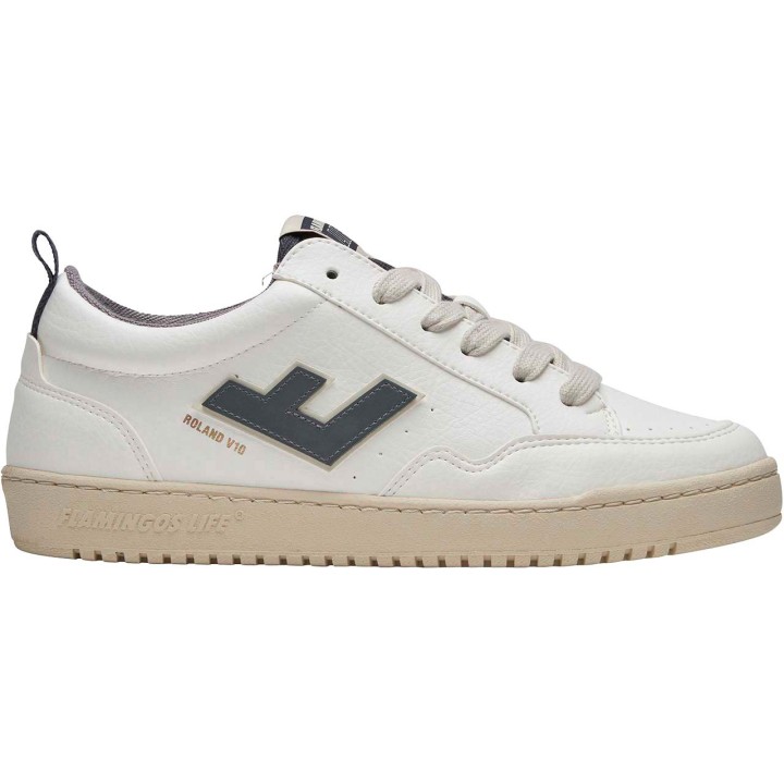 FLAMINGOS LIFE Sneaker 'ROLAND V.10', white anthracite ivory, Gr. 42