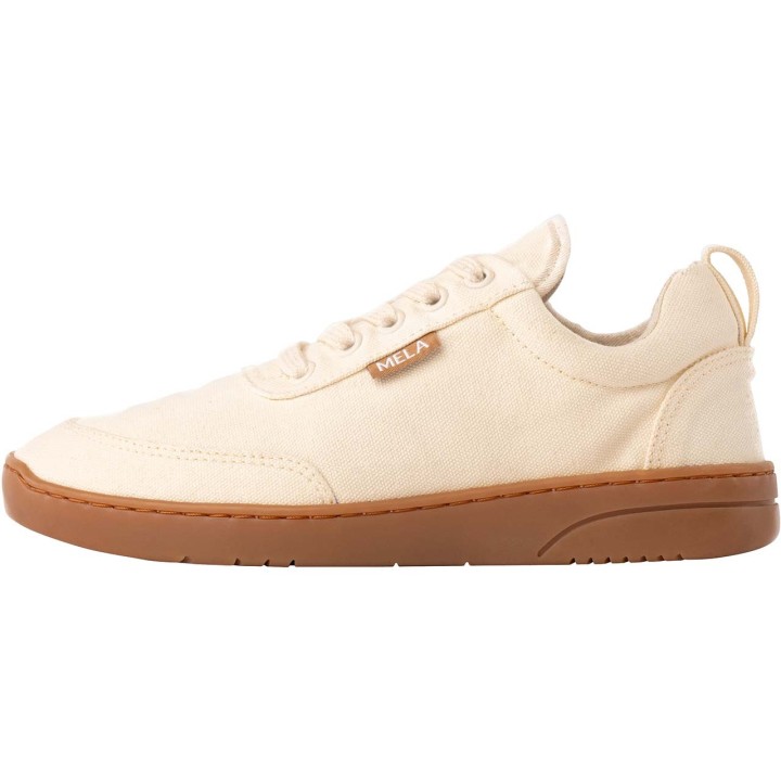 MELA Bio-Damen-Sneaker "YALA", ecru/gum, Gr. 40