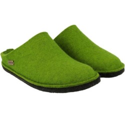 Haflinger Hausschuhe 'Flair Soft' grün, Gr. 38