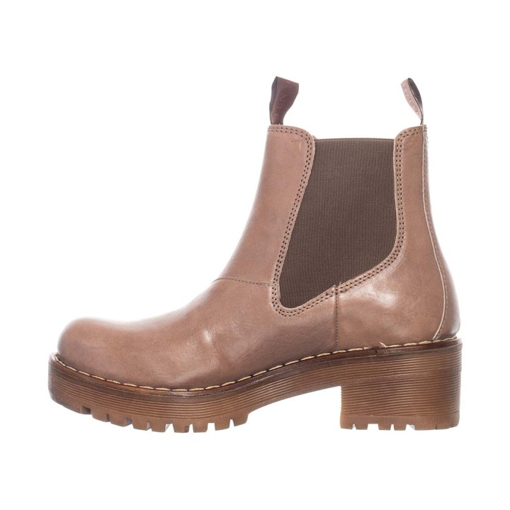 Ten Points Damen-Stiefeletten "Clarisse" taupe, Gr. 40
