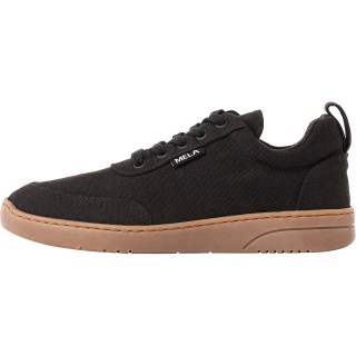 MELA Bio-Damen-Sneaker "YALA", schwarz/gum, Gr. 38