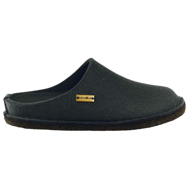 Haflinger Hausschuhe 'Flair Soft' graphit, Gr. 41