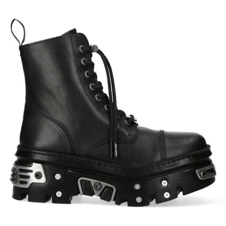 New Rock - Gothic Stiefel - M-WALL083CCT-S13 - EU41 bis EU47 - für Männer - Größe EU41 - schwarz