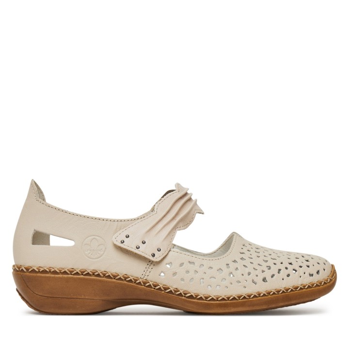 Halbschuhe Rieker 41399-60 Beige