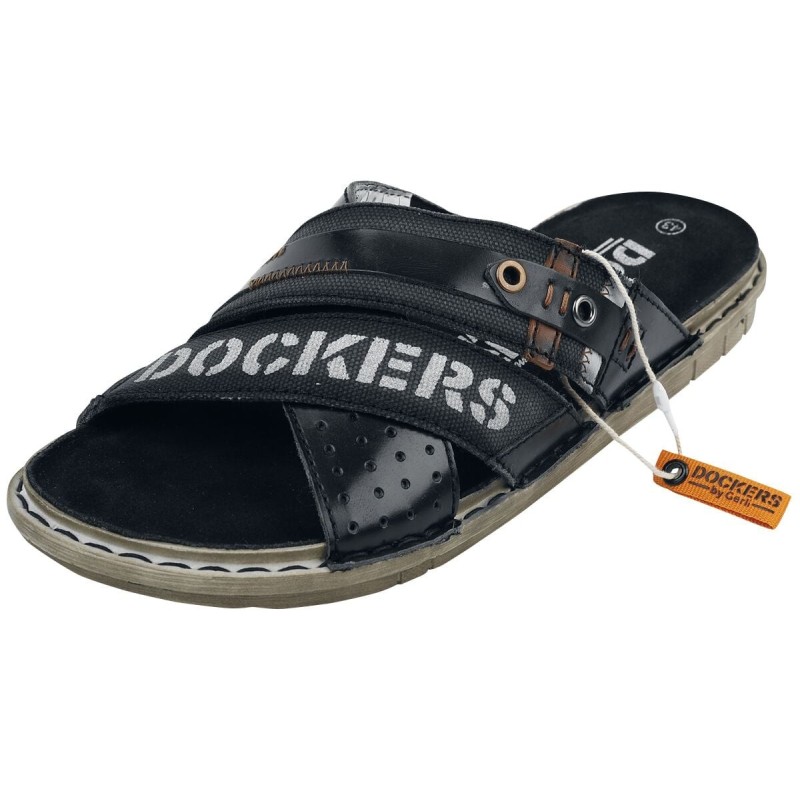 Dockers by Gerli Sandale - EU40 bis EU46 - für Männer - Größe EU40 - schwarz