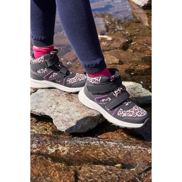 Jupiter Verstellbare Wasserdichte Kinder Wanderstiefel - Rosa