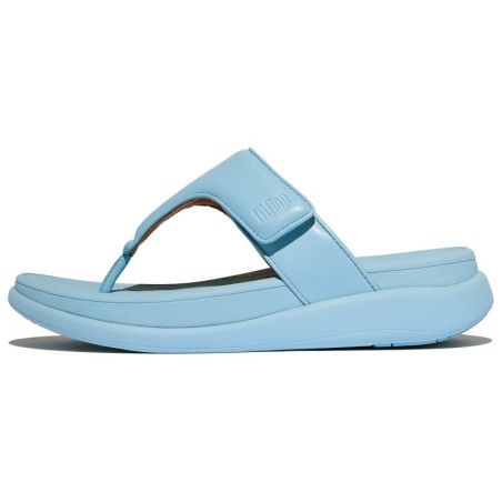 Fitflop Zehentrenner "F-MODE GO", Sandale mit dämpfender MICROWOBBLEBOARD Technologie