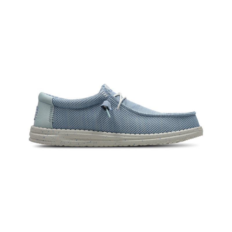 HEYDUDE Wally Stretch Sox Herren Schuhe - Blau - Größe: 40 - Canvas - Foot Locker