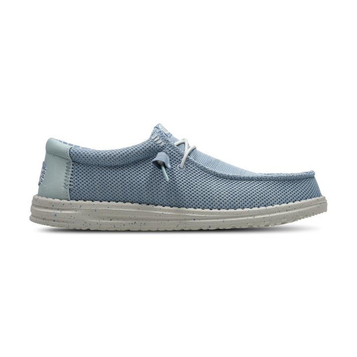 HEYDUDE Wally Stretch Sox Herren Schuhe - Blau - Größe: 40 - Canvas - Foot Locker