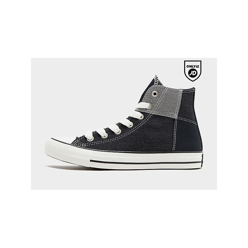 Converse All Star Hi Denim Patch Women's - Black - Womens, Black