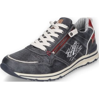 Dockers by Gerli Sneaker - Zip Sneaker Low - EU41 bis EU44 - für Männer - Größe EU41 - navy