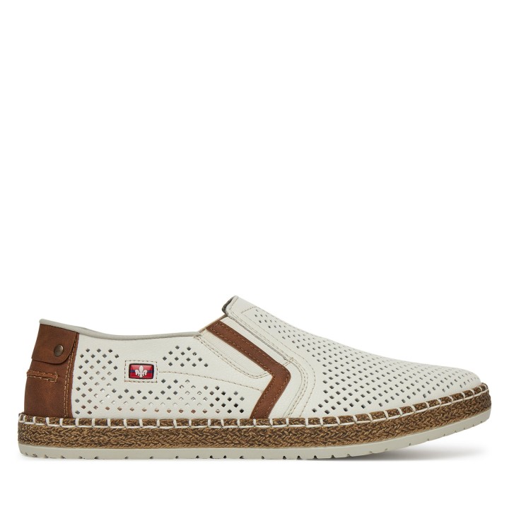 Halbschuhe Rieker B5297-80 Weiß