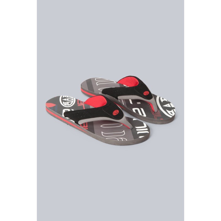 Jekyl Herren-AOP-Flip-Flops - Grau