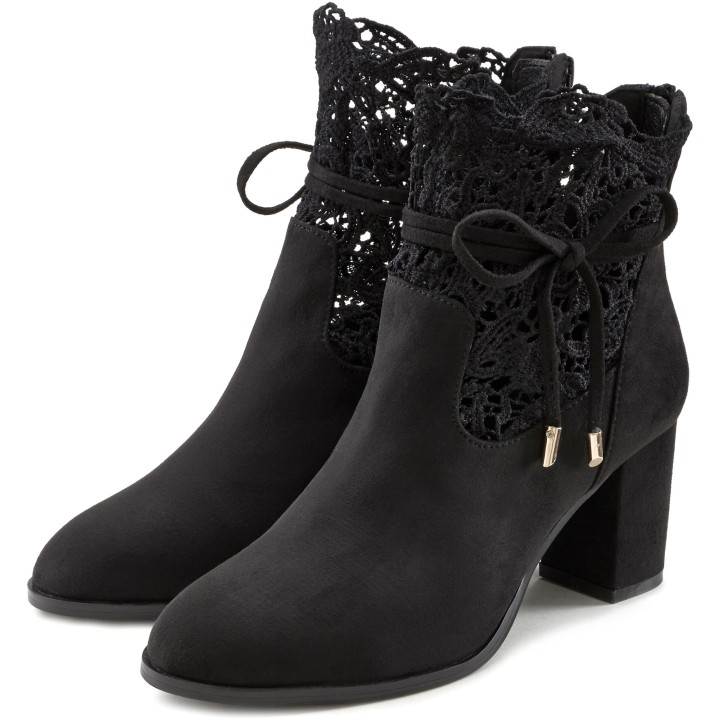 High-Heel-Stiefelette