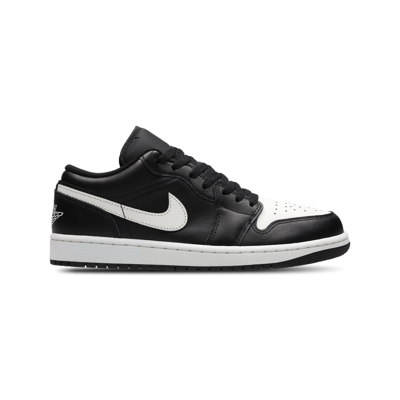 Jordan 1 Low Herren Schuhe - Schwarz - Größe: 41 - Leder - Foot Locker