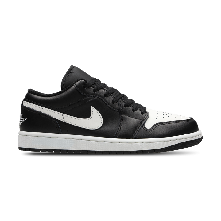 Jordan 1 Low Herren Schuhe - Schwarz - Größe: 41 - Leder - Foot Locker