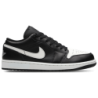 Jordan 1 Low Herren Schuhe - Schwarz - Größe: 41 - Leder - Foot Locker
