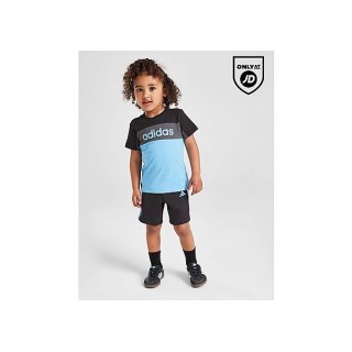 adidas Linear T-Shirt/Shorts Set Babys - Black, Black