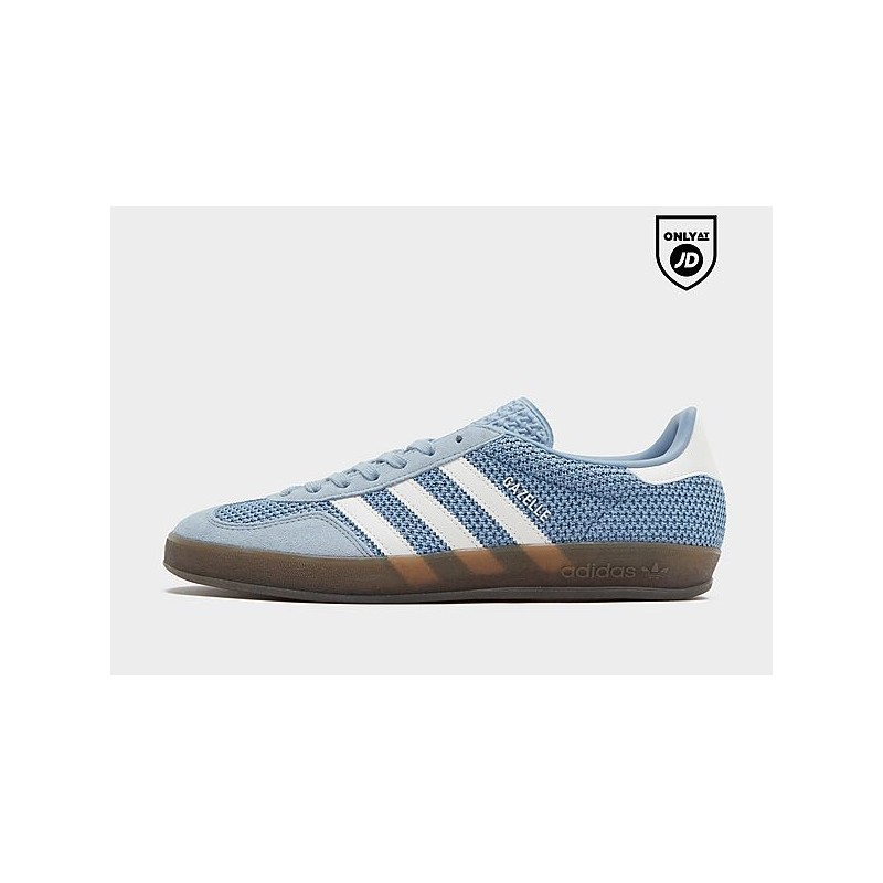 adidas Originals Gazelle Indoor - Blue - Mens, Blue