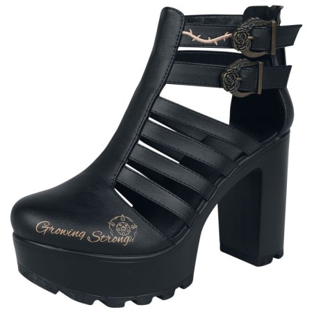 Game Of Thrones High Heel - Tyrell - Growing Strong - EU37 bis EU41 - für Damen - Größe EU37 - schwarz  - Lizenzierter Fanart