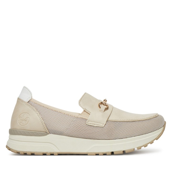 Halbschuhe Rieker N7455-60 Beige