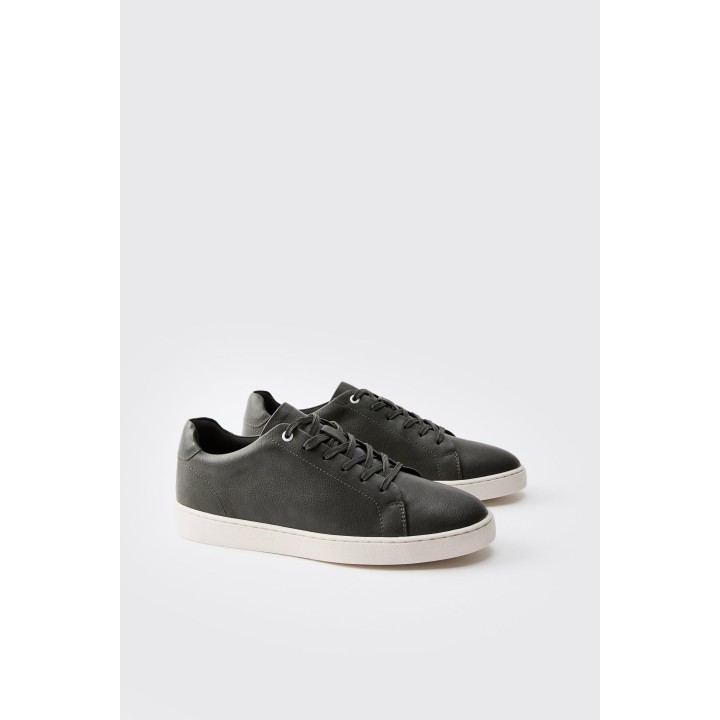 Essential PU-Sneaker - Grau - 41, Grau