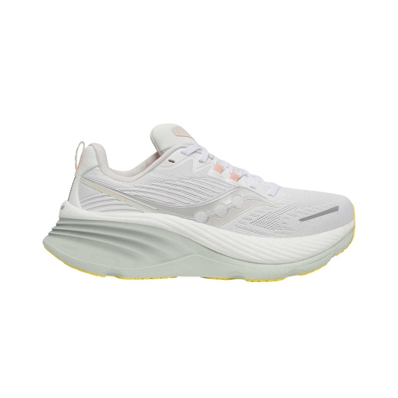 Schuhe Saucony Hurricane 24 Weiß Rosa  Damen, Größe 40 - EUR