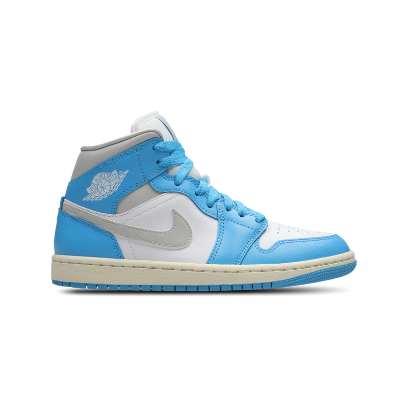 Jordan 1 Mid Damen Schuhe - Grau - Größe: 36 - Polyester - Foot Locker