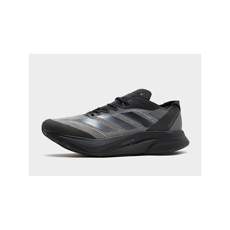 adidas Adizero Boston 12 - Black - Mens, Black