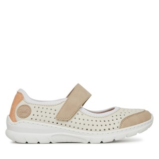 Halbschuhe Rieker L32B5-81 Beige