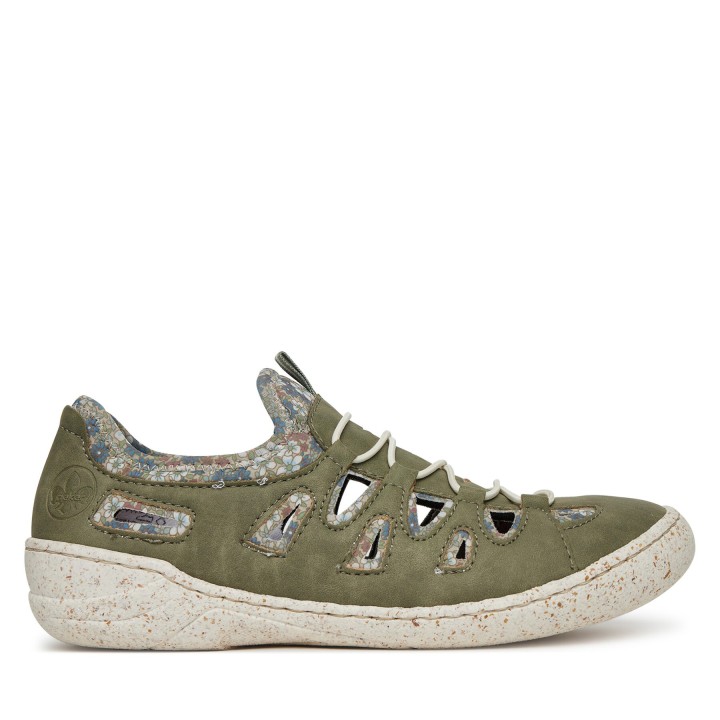 Halbschuhe Rieker 54551-52 Grün